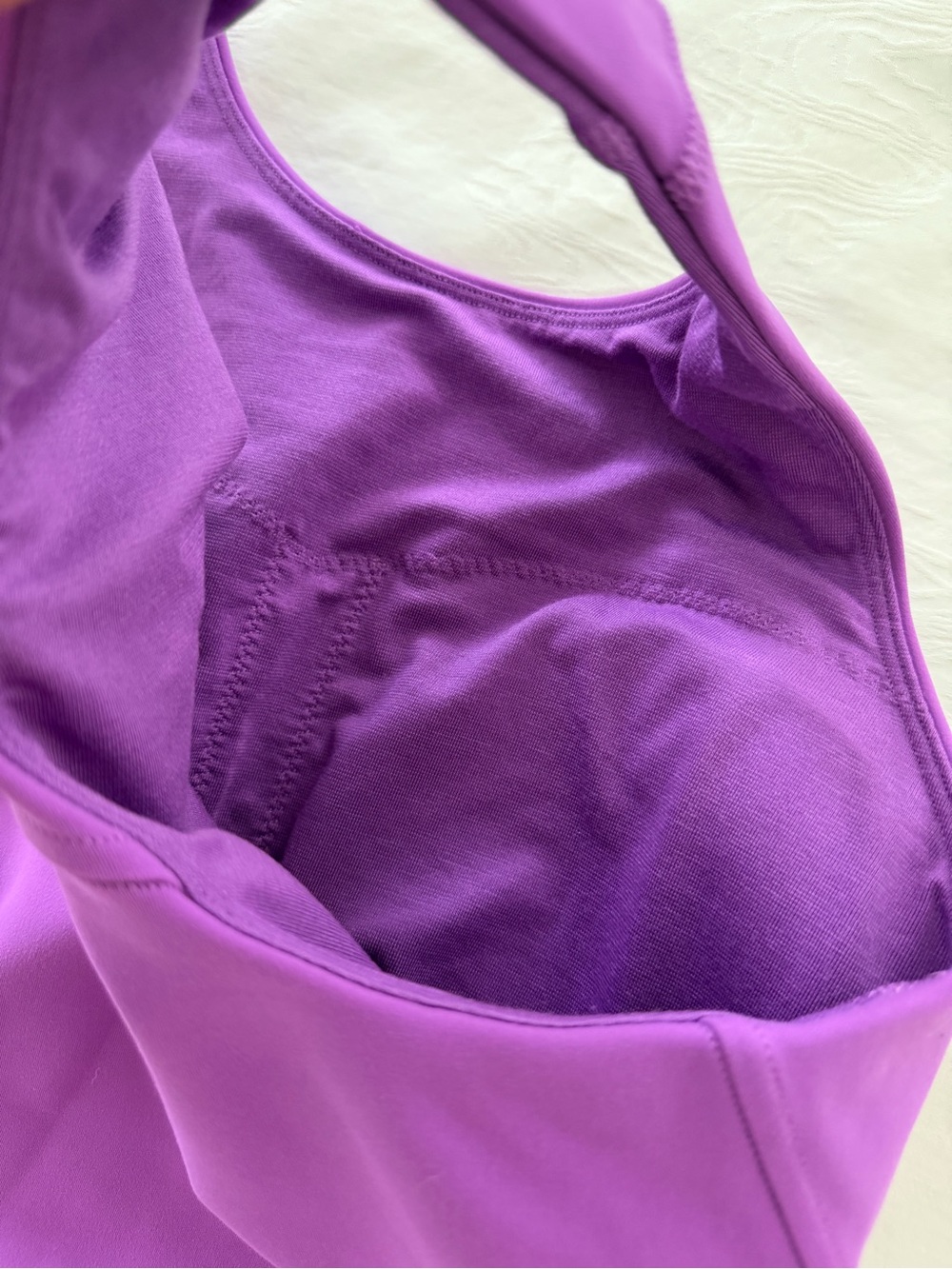lululemon athletica Vibrant Purple Racerback Crop Sports Bra - Picture 4 of 4